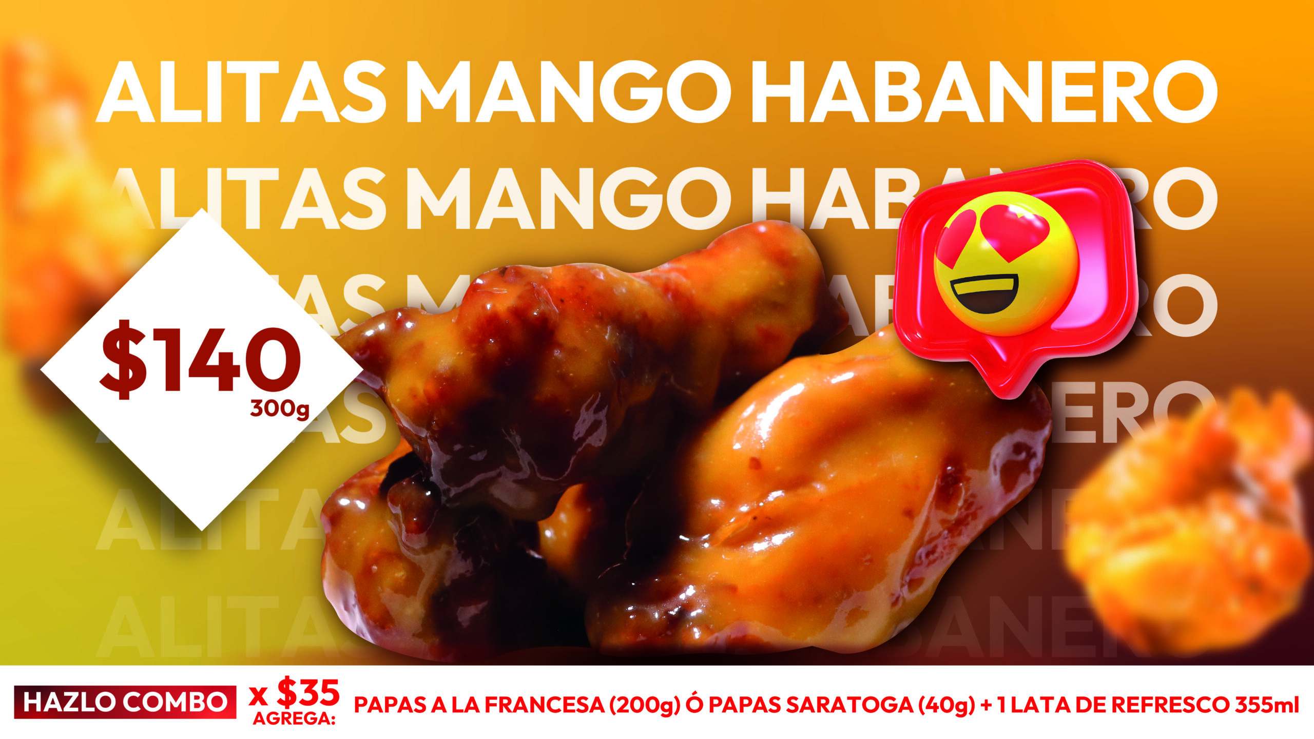 alitas mango habanero