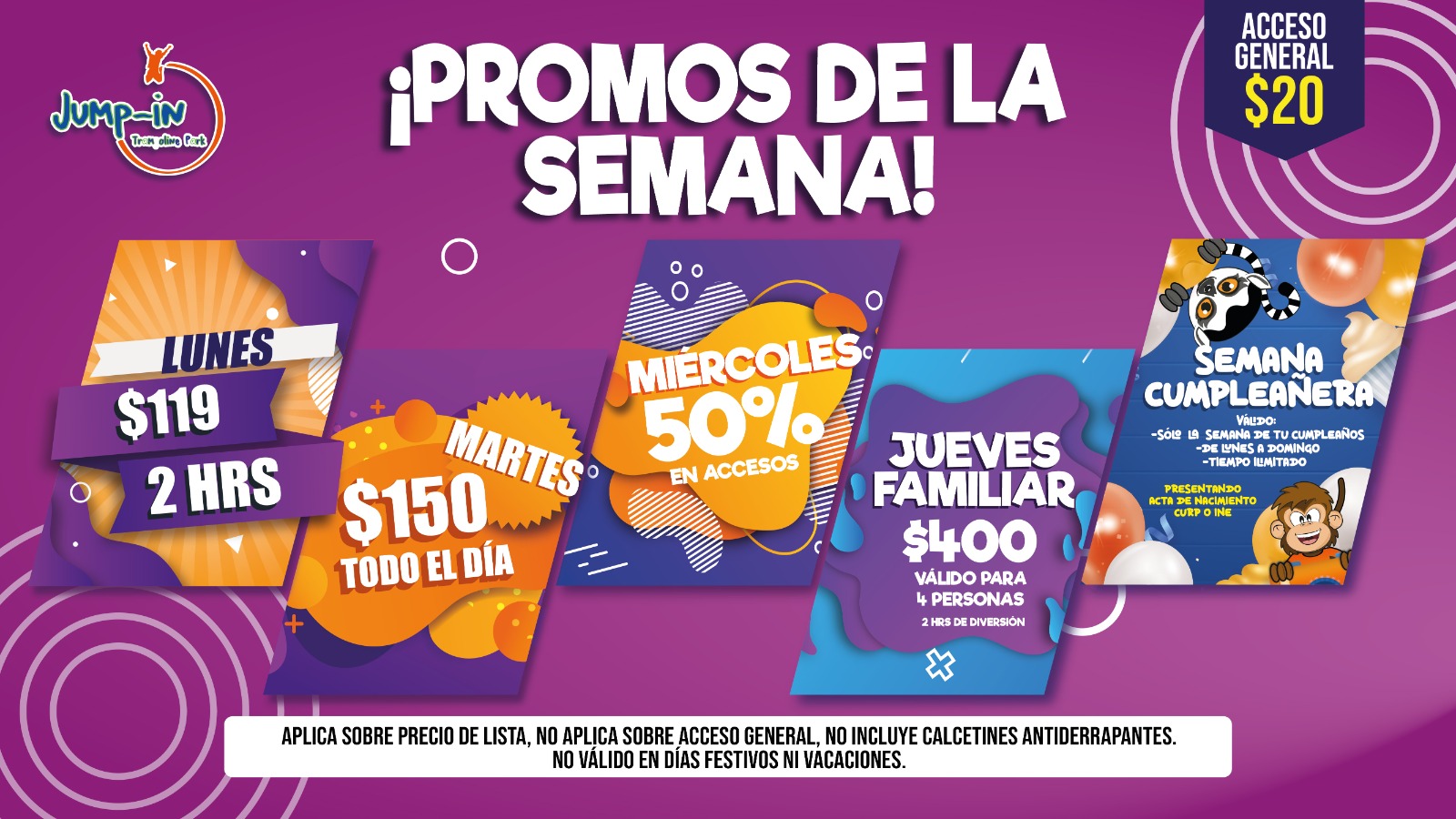 promociones entre semana